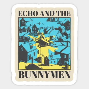 classic echo and the bunnymen Sticker